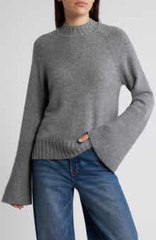 PAIGE Laurel Metallic Bell Sleeve Sweater