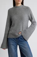 PAIGE Laurel Metallic Bell Sleeve Sweater