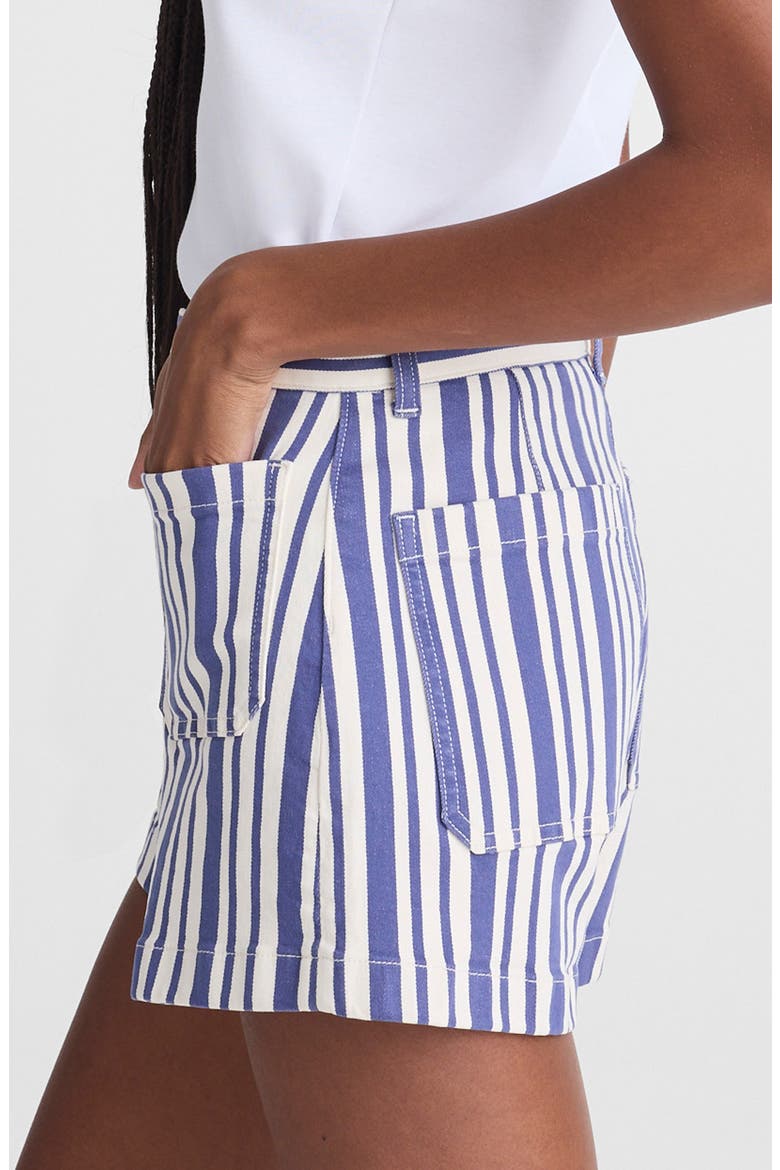 The Emmy Stripe Patch Pocket Shorts, Alternate, color, WATERFALL STRIPE