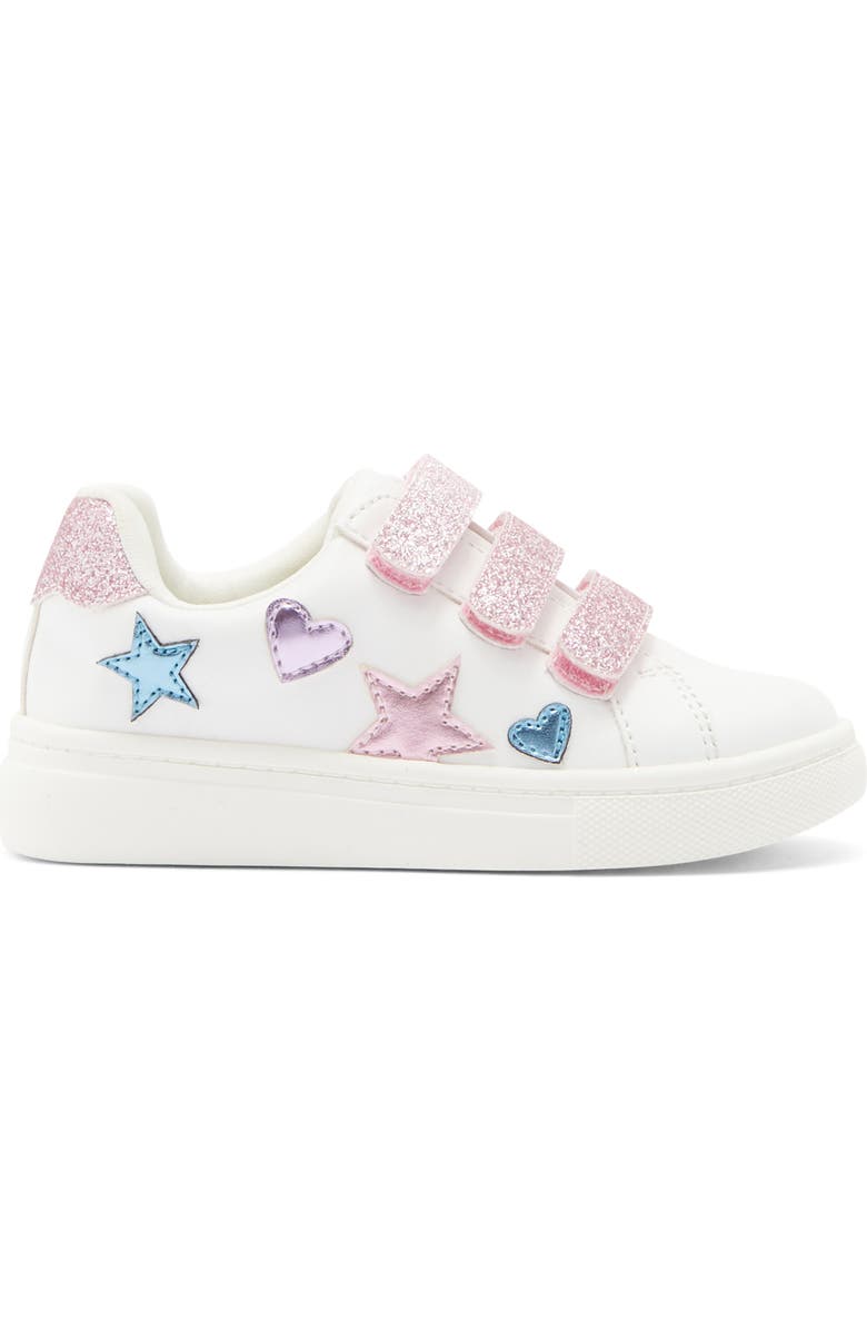 Harper Canyon Kids' Carey Star & Heart Sneaker, Alternate, color,