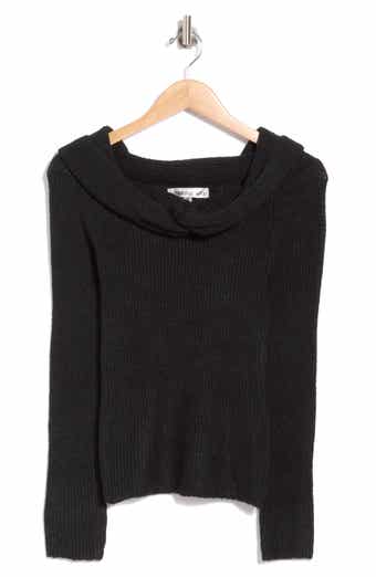 Twisted Front Off the Shoulder Sweater