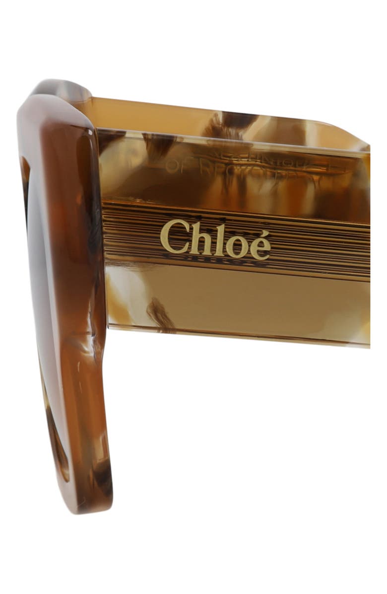 Chloé 55mm Square Sunglasses, Alternate, color,