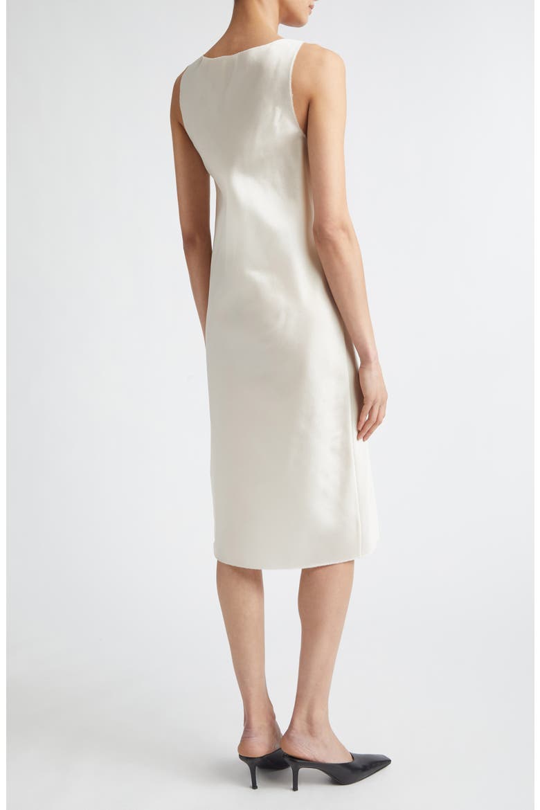 Elio Silk Tank Dress, Alternate, color, CREAM