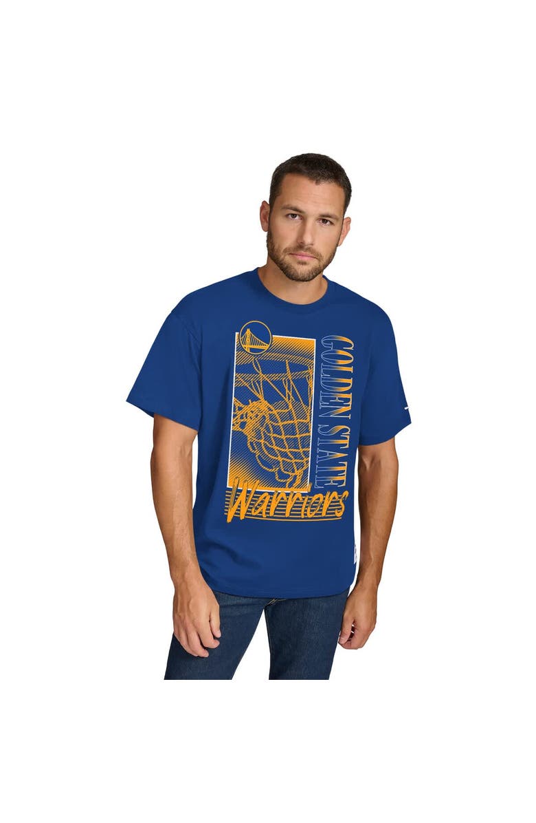 TOMMY JEANS Men's Tommy Jeans Royal Golden State Warriors Noah Swish T-Shirt, Alternate, color, Royal