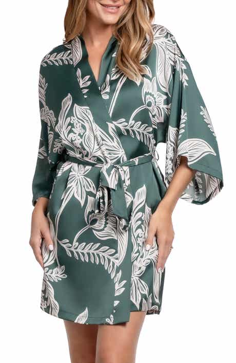 Floral Satin Wrap