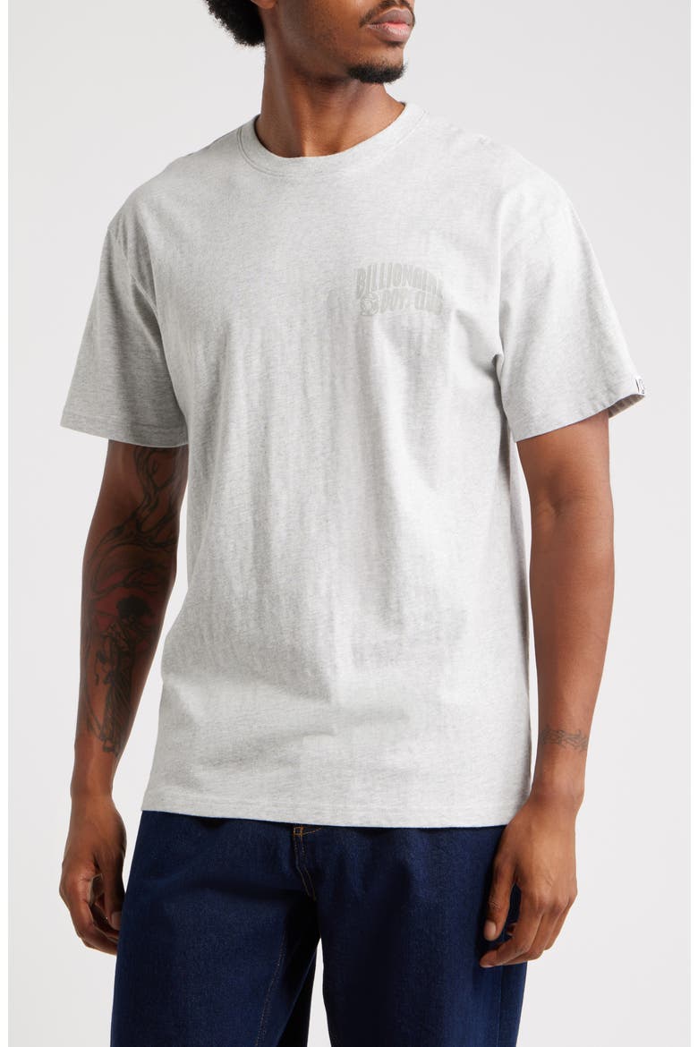 Small Curve Graphic T-Shirt, Main, color, HEATHER GREY