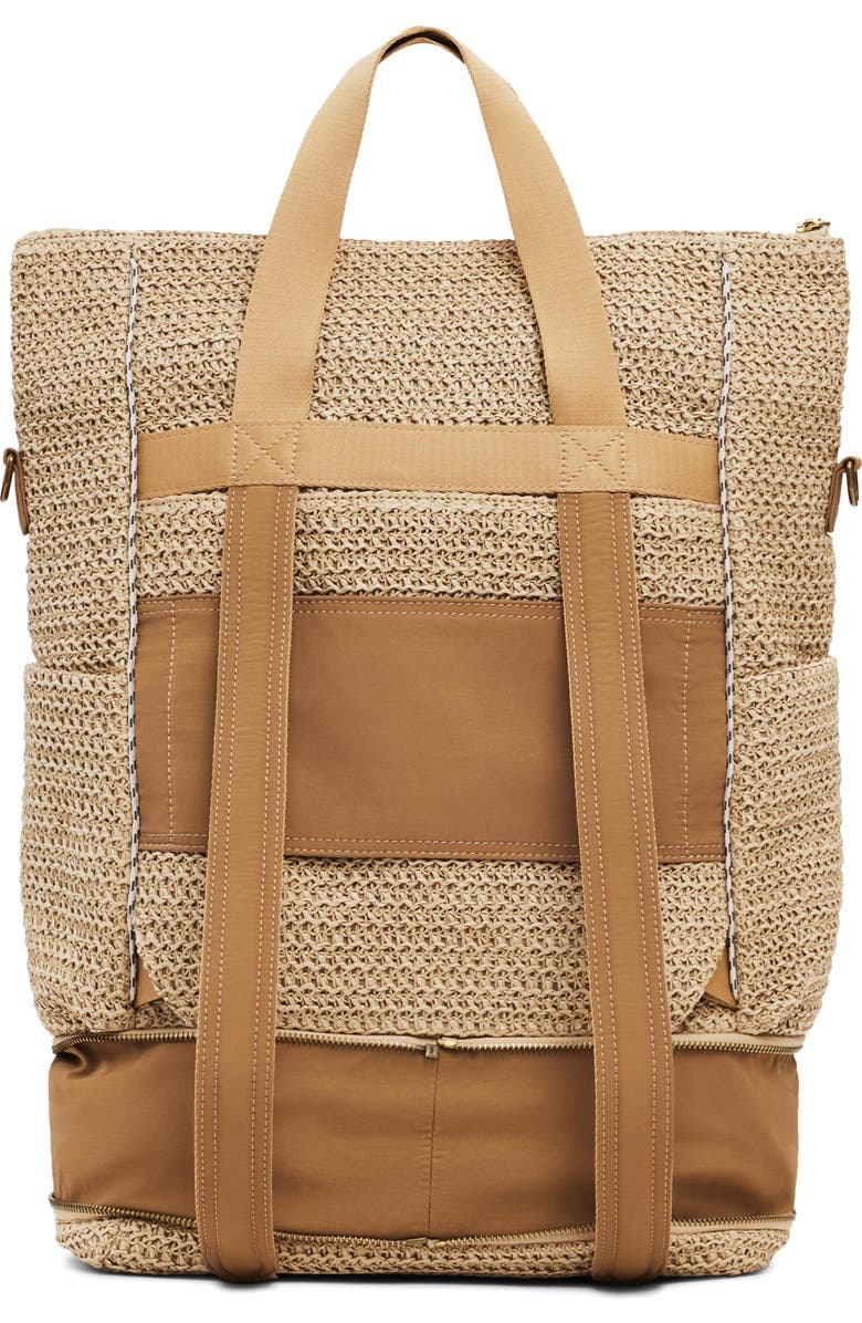 Desigual Large Raffia Backpack, Alternate, color,