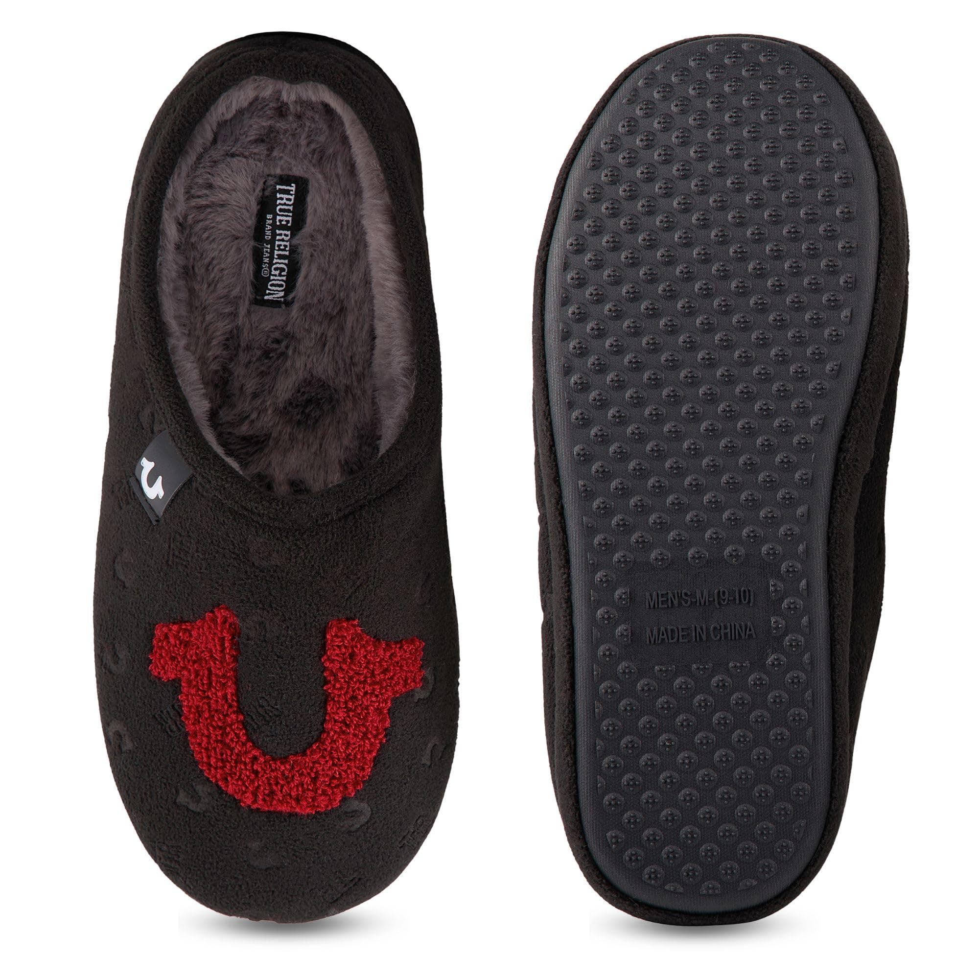 True Religion Indoor House Slippers, Alternate, color, 