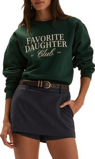 Favorite Daughter Club Graphic Sweatshirt