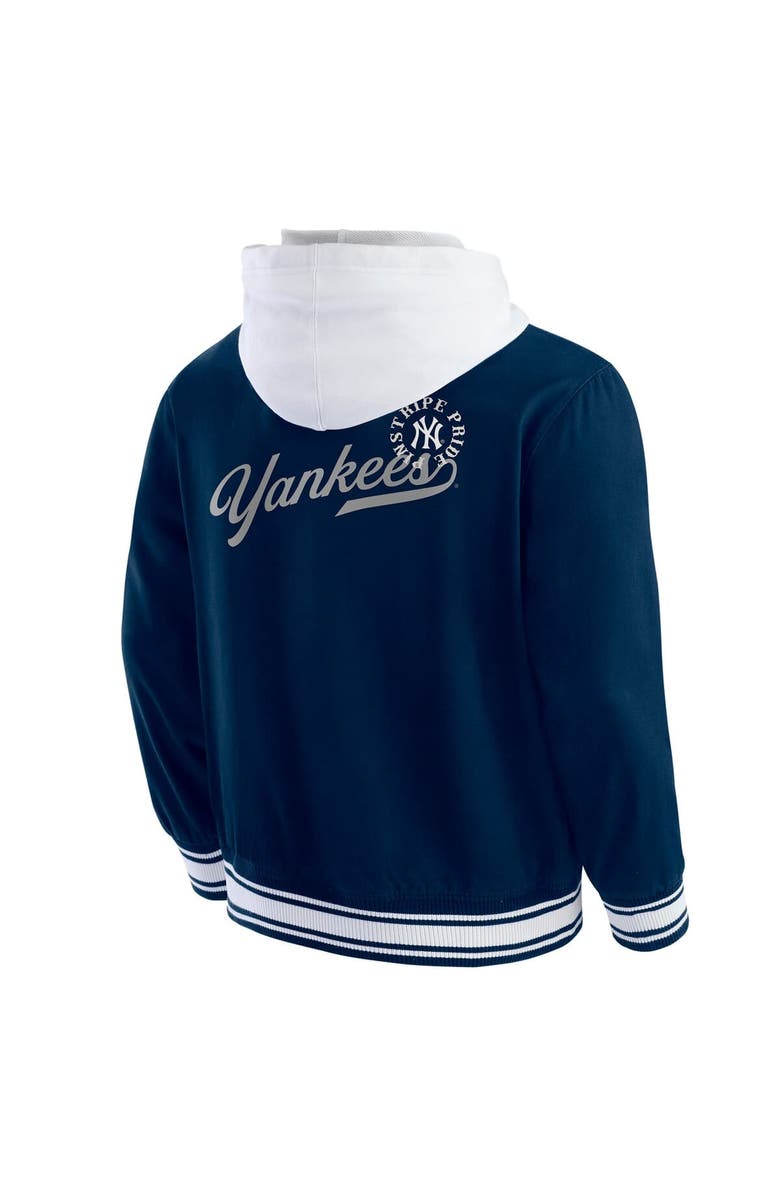 Darius Rucker Collection by Fanatics Men's Darius Rucker Collection by Fanatics  Navy New York Yankees Full-Snap Hooded Jacket, Alternate, color, 