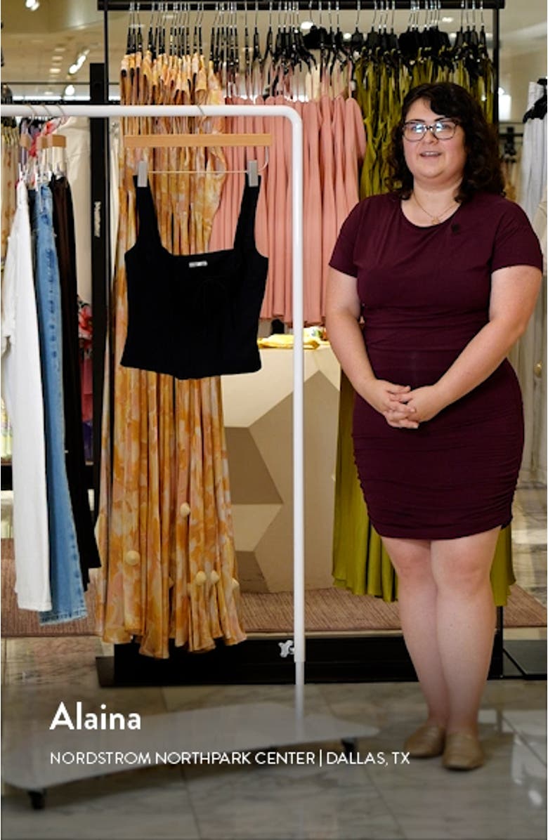 Chicca Square Neck Corset Top, sales video thumbnail