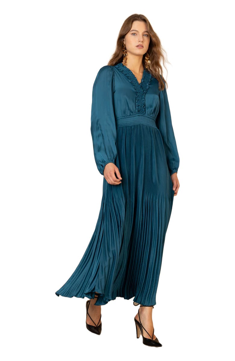 Hale Bob Alisson Charmeuse Dress, Alternate, color,