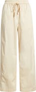Caslon® Stretch Cotton Drawstring Ankle Pants