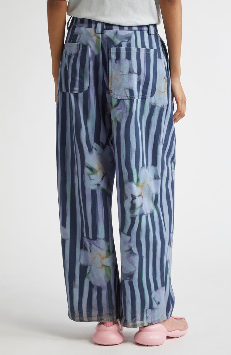 Collina Strada Catchfly Pleated Wide Leg Jeans, Alternate, color,