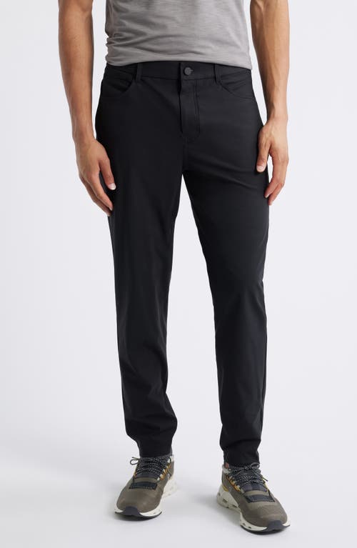 Zella Driver Five Pocket Pants In Black Caviar