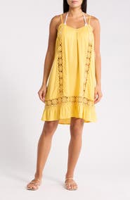 Abound Open Knit Inset Minidress
