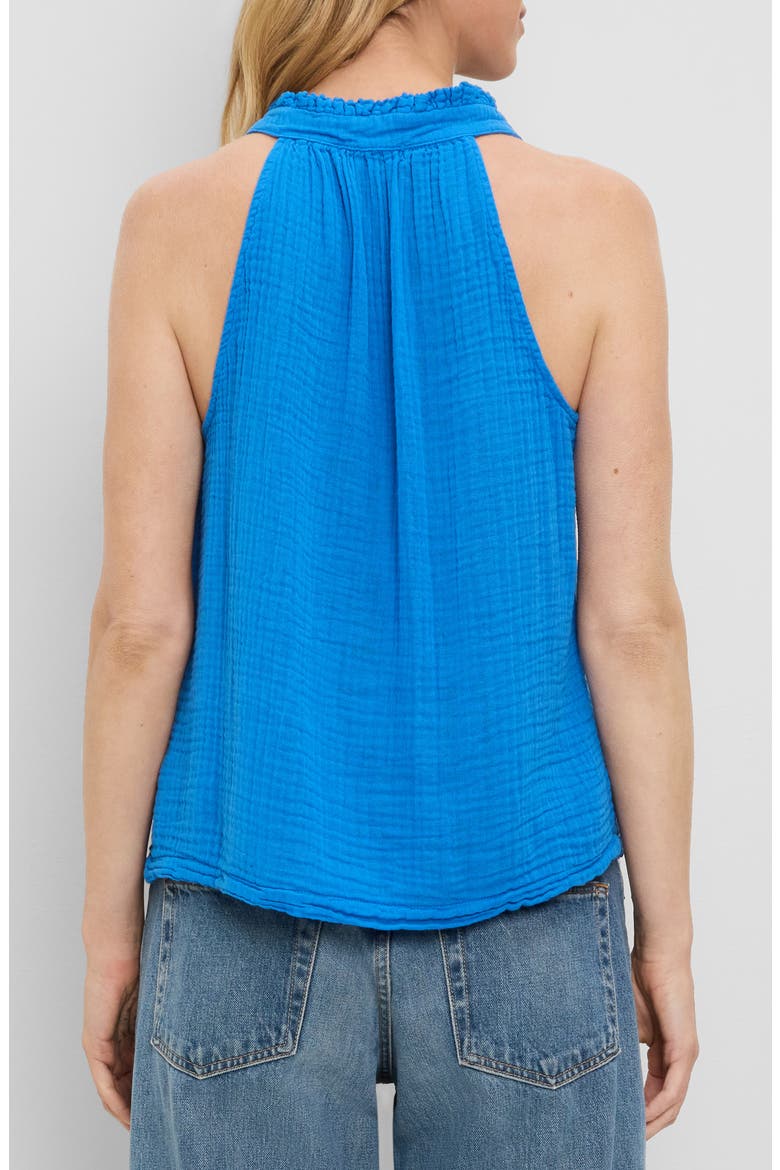 Viola Split Neck Tank, Alternate, color, PACIFIC