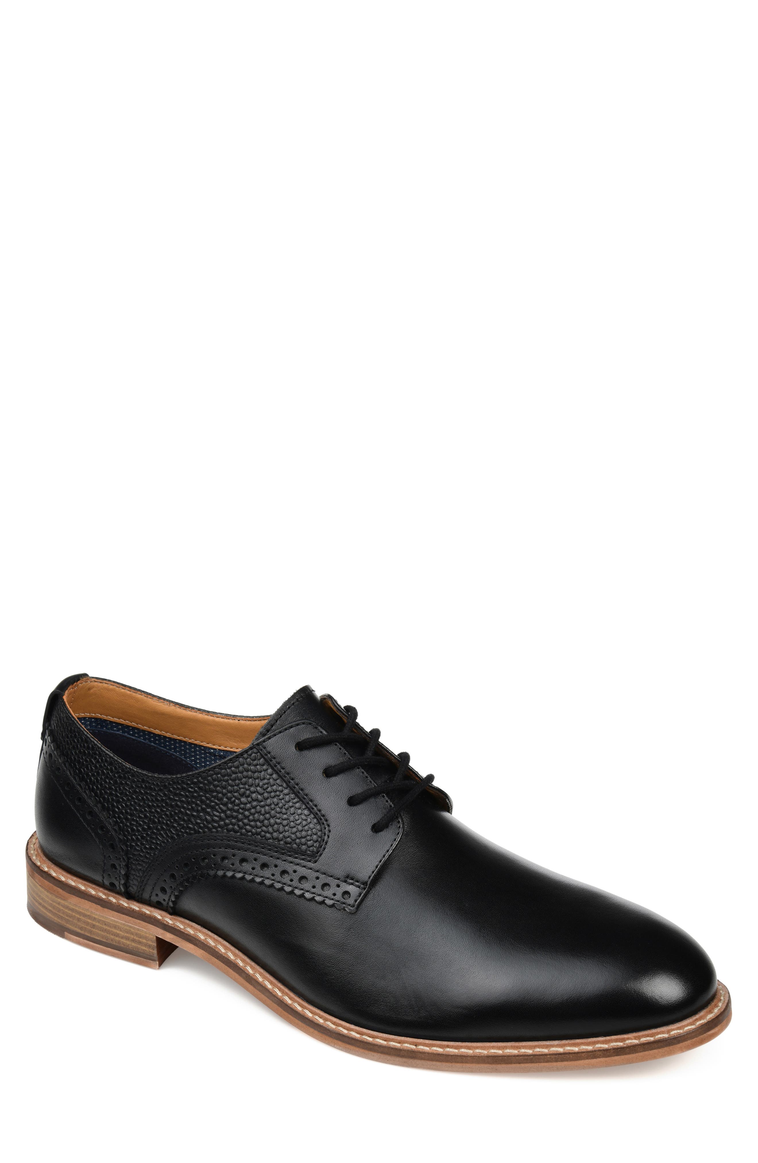 Thomas & Vine Clayton Leather Brogue Derby - Wide Width, Main, color, 