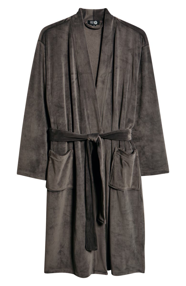 Barefoot Dreams<sup>®</sup> LuxeChic<sup>®</sup> Robe, Alternate, color, Carbon