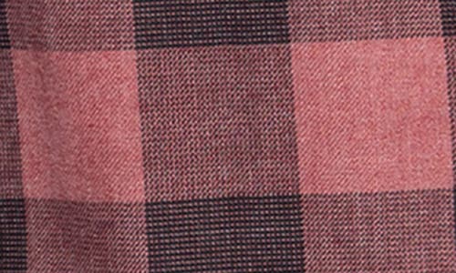Travismathew Cloud Plaid Flannel Button-up Shirt In Pink