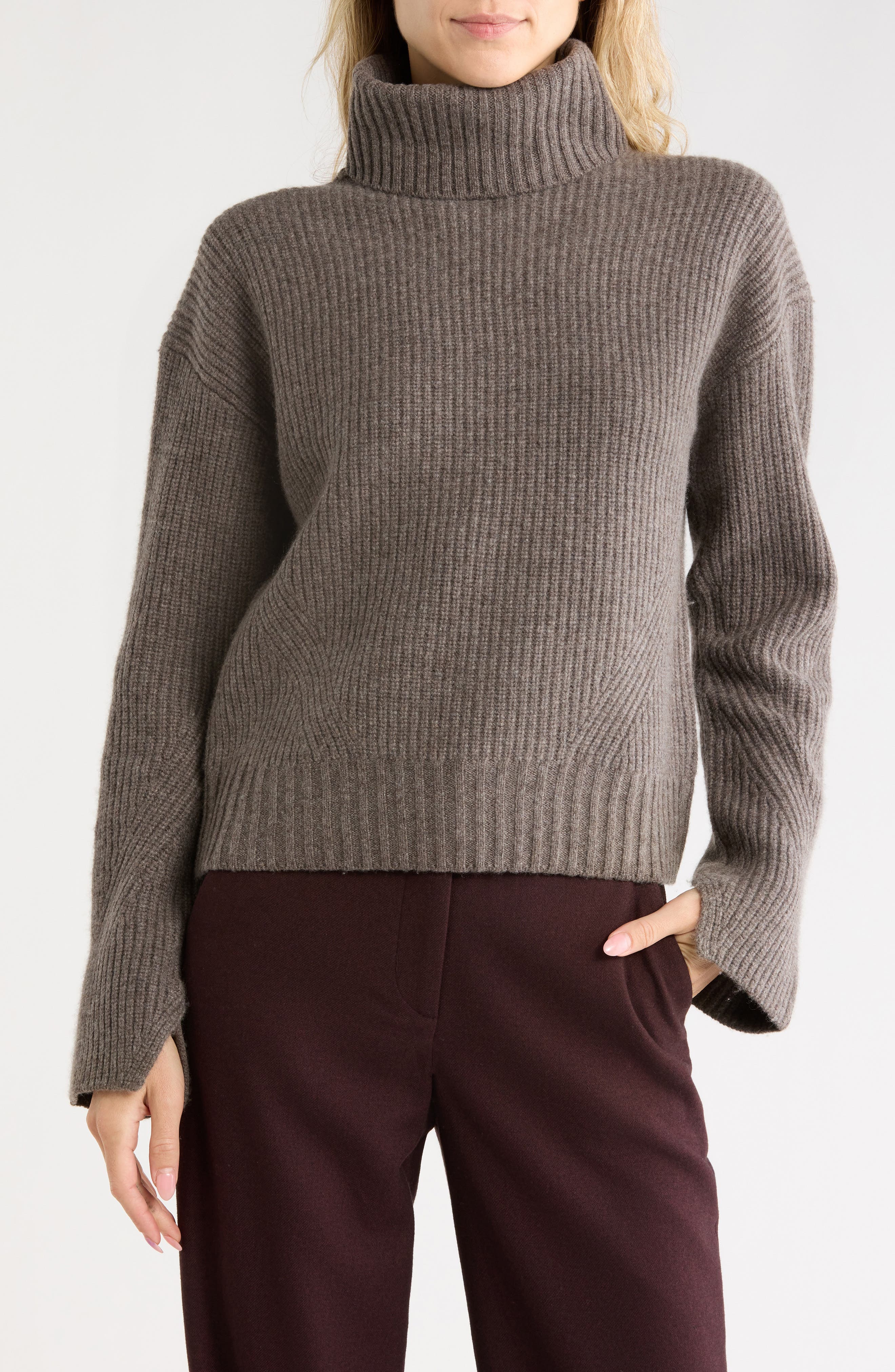 Matilda Wool & Cashmere Turtleneck Sweater