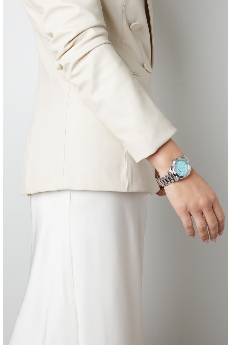 A Night in Malibu Bracelet Watch, 36mm, Alternate, color, PALOMA BLUE