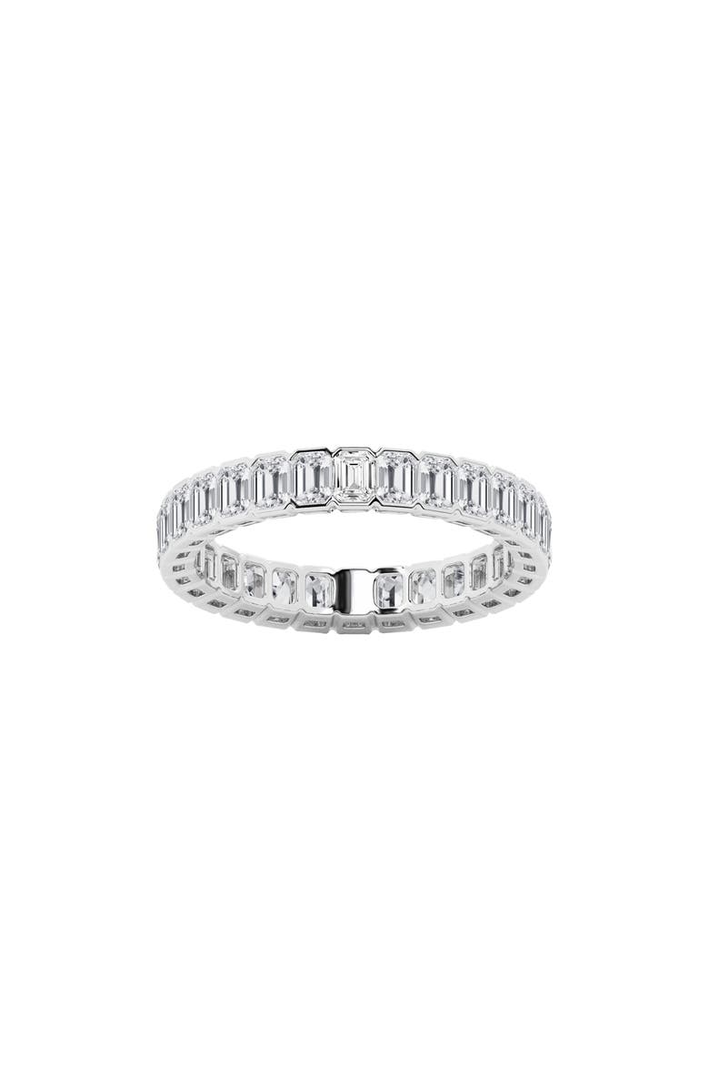 Badgley Mischka Collection Emerald Cut Lab Created Diamond Infinity Ring - 2.0ctw, Alternate, color, 