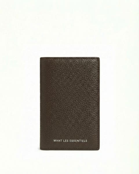 Lynden Pebble-Grained Leather Bi-Fold Cardholder