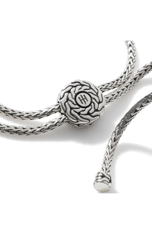 John Hardy Icon Slider Bracelet, Sterling Silver In Silver