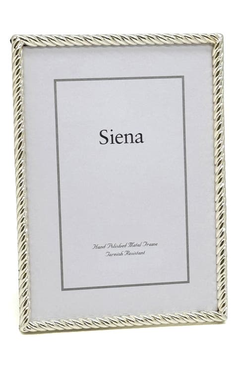 Silvertone Rope 5" x 7" Picture Frame