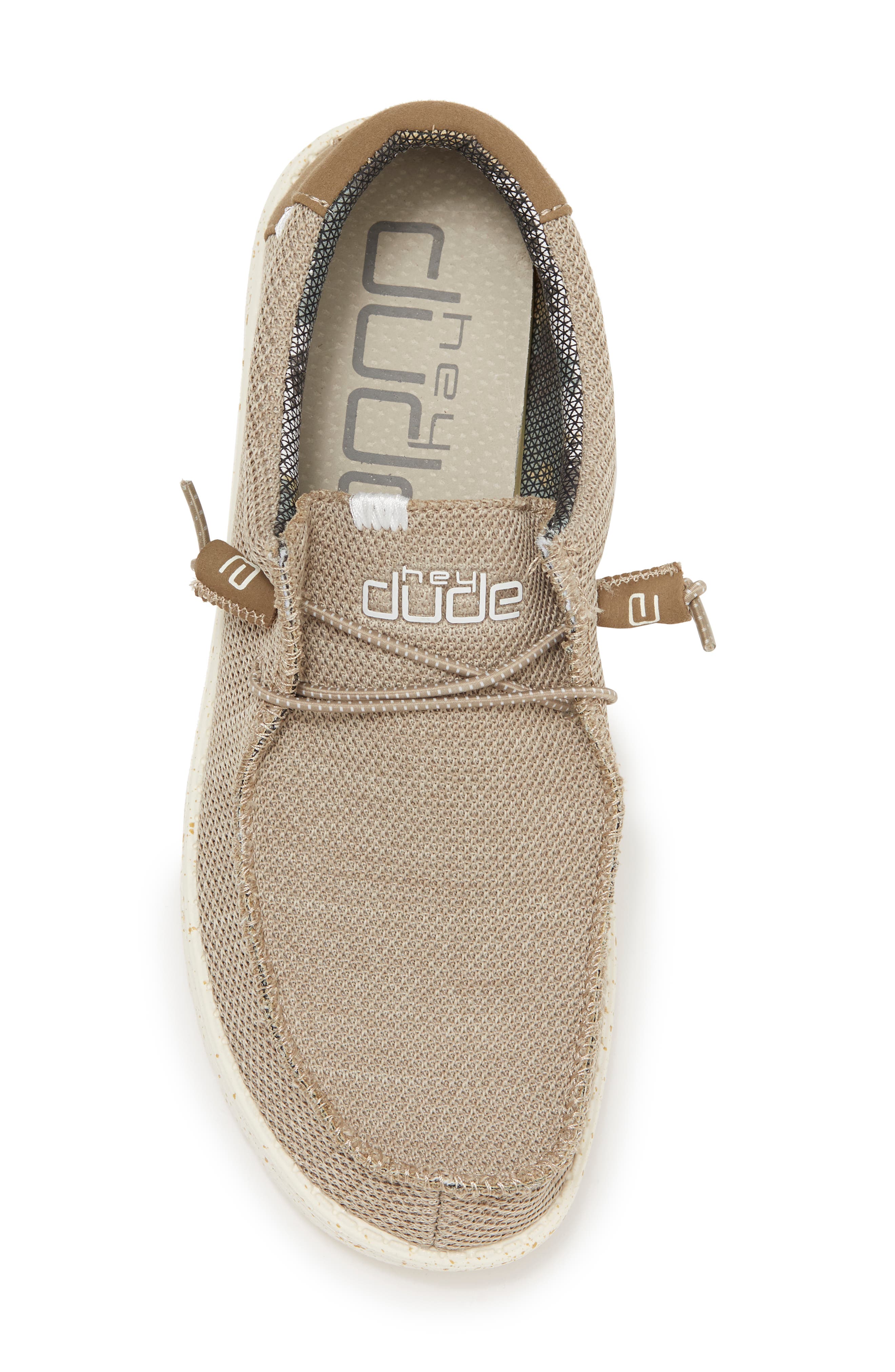 Hey Dude Wally Stretch Slip-On Shoe, Alternate, color, Sand