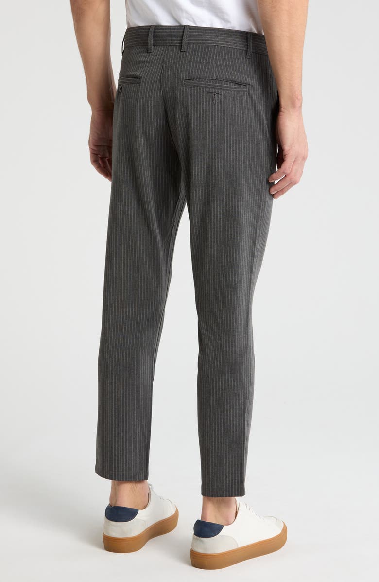 DENIM AND FLOWER Char Pinstripe City Pants, Alternate, color, 