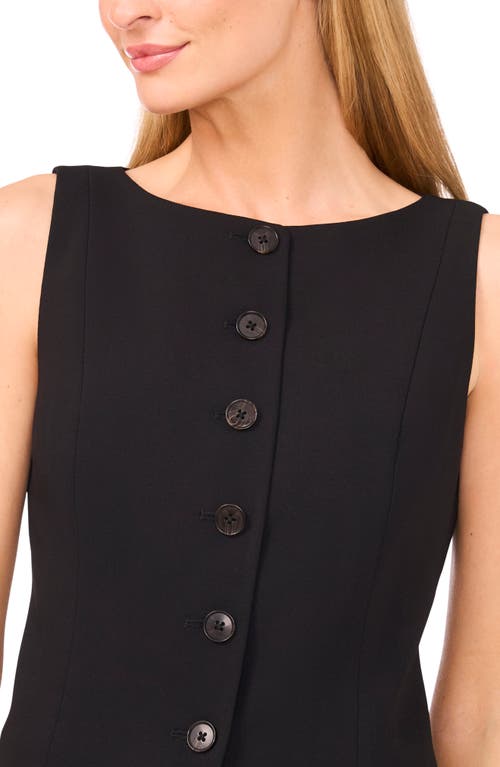 Cece Boat Neck Waistcoat In Multi