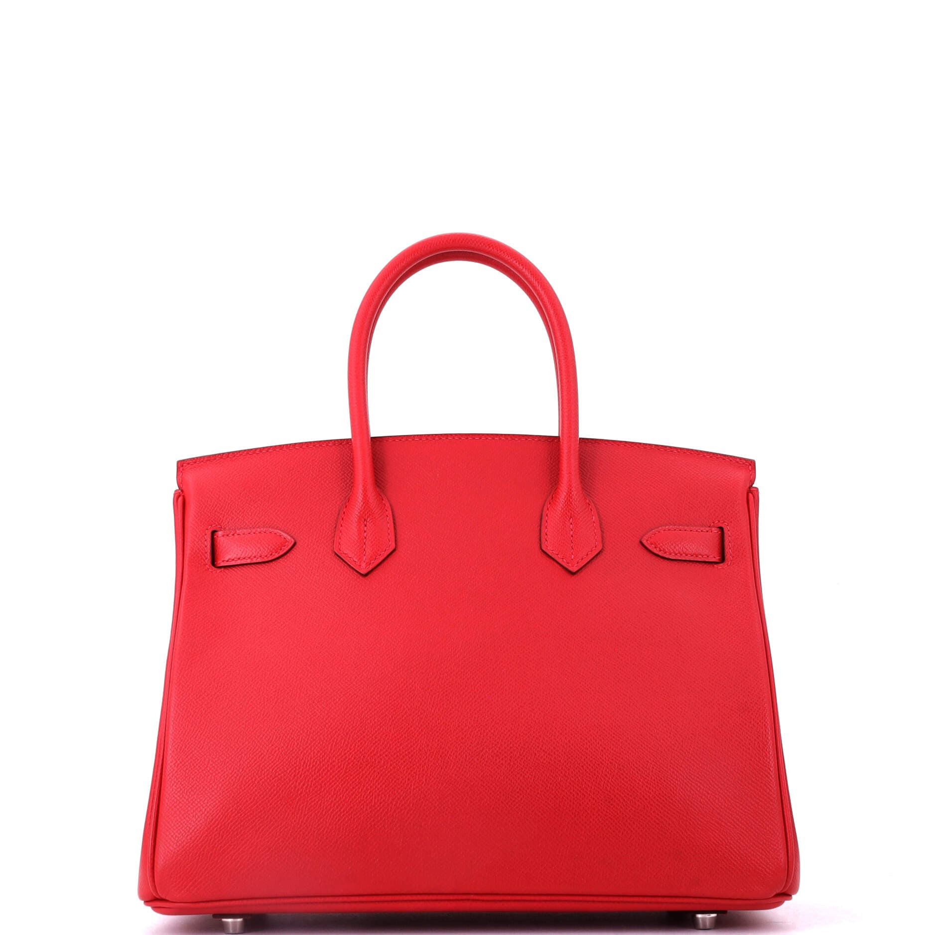 Pre-Owned Hermes Birkin Handbag Red Epsom with Palladium Hardware 30, Alternate, color, Rouge Vif