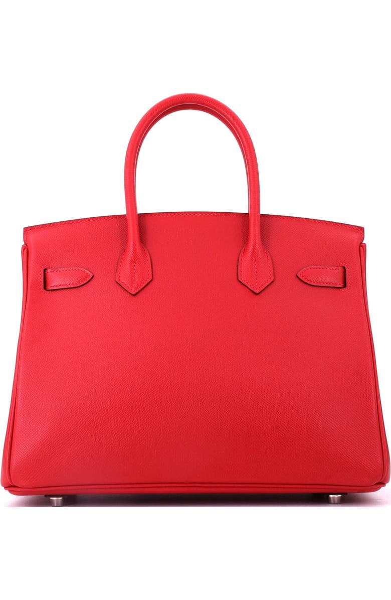 Pre-Owned Hermes Birkin Handbag Red Epsom with Palladium Hardware 30, Alternate, color, Rouge Vif