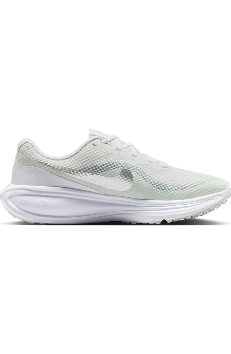 Nike Revolution 8 Running Shoe, Alternate, color, White/ Silver/ Barely Green
