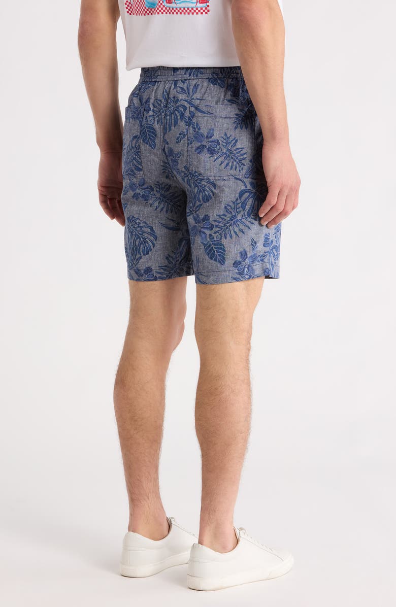 Tommy Bahama Azule Linen Blend Drawstring Shorts, Alternate, color, Insignia Blue