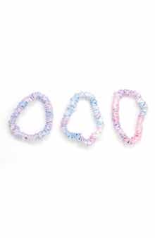 Blissy 3-Pack Skinny Silk Scrunchies