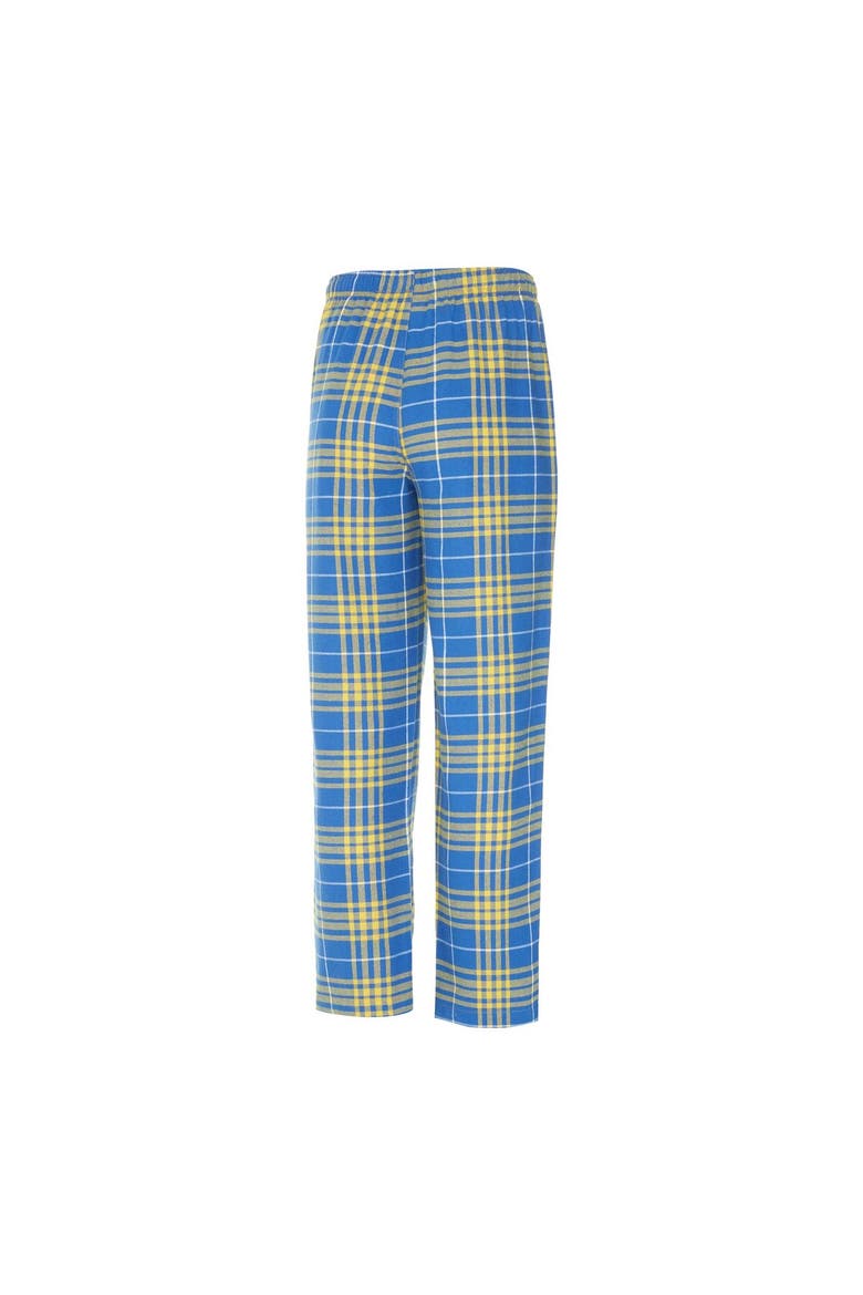 Men's Concepts Sport  Powder Blue/Gold Los Angeles Chargers Vector T-Shirt & Flannel Pants Sleep Set, Alternate, color, Powder Blue