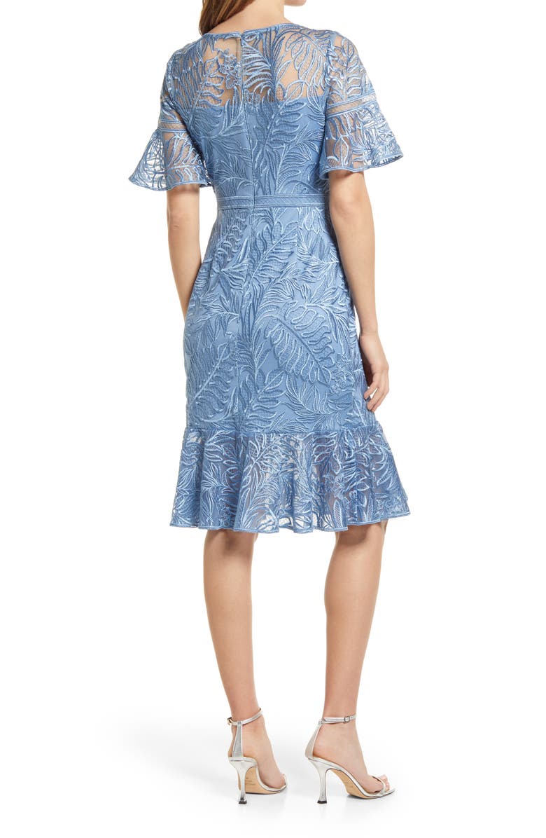 Tadashi Shoji Lace Midi Dress, Alternate, color, 