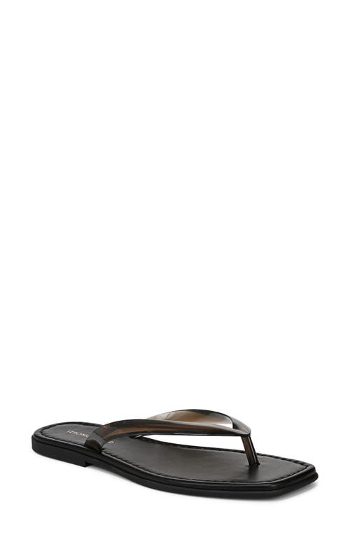 Veronica Beard Clea Flip Flop In Black