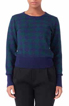 Endless Rose Houndstooth Sweater