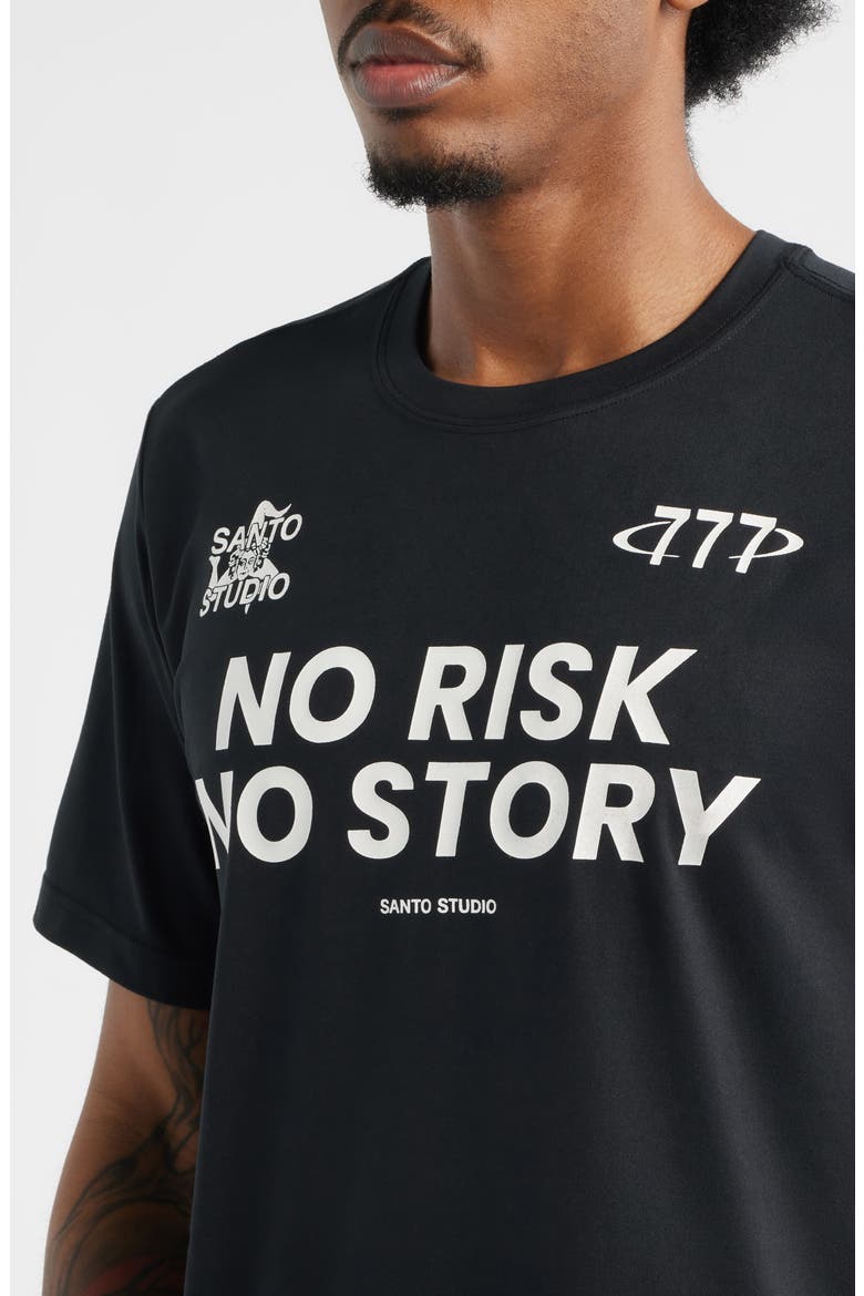 Tempo No Risk Graphic T-Shirt, Alternate, color, BLACK