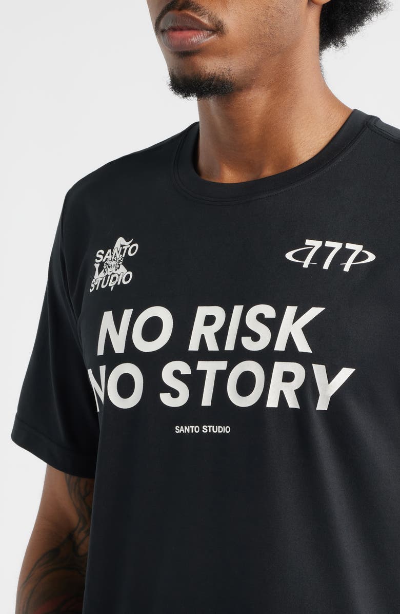 SANTO STUDIO Tempo No Risk Graphic T-Shirt, Alternate, color, Black