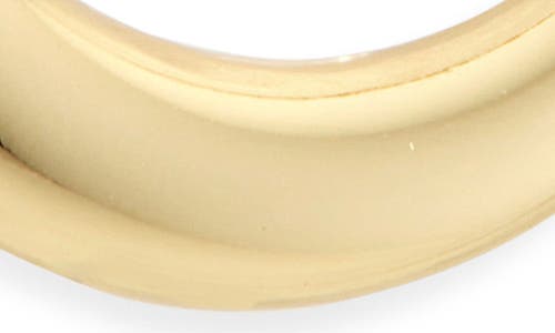 Argento Vivo Tapered Hoop Earrings In Gold