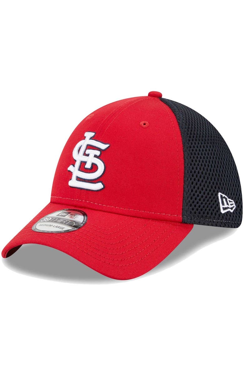 New Era Men's New Era Red St. Louis Cardinals Team Neo 39THIRTY Flex Hat, Main, color, Red