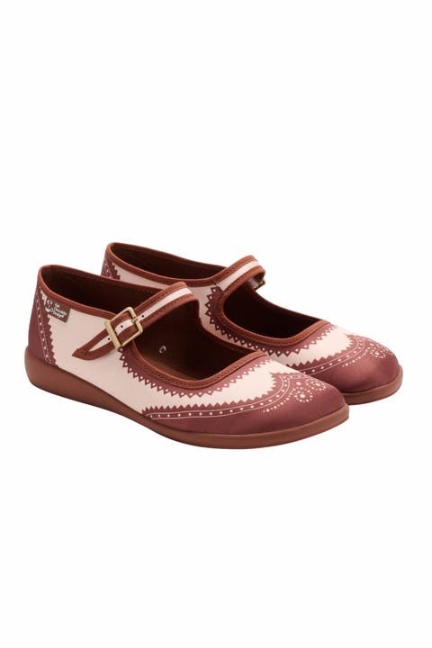 Havana Coffee Women's Mary Jane Flats