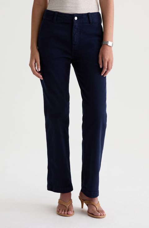 Brinley Mid Rise Straight Leg Trouser Jeans