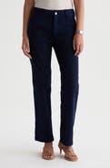 AG Brinley Mid Rise Straight Leg Trouser Jeans