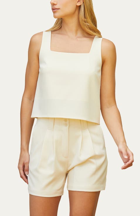 Square Neck Sleeveless Top